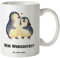 Mr. & Mrs. Panda Personalisierte XL Tasse Pinguin umarmen - Personalisierte Geschenke, Kaffeetasse XL Mit Namen, XL Tasse Für Büro Mit Wunschtext,