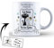 masqueprecios Taza cerámica personalizada La loca de los Gatos, El loco de los gatos,Tazas Desayuno Originales graciosas para Amantes de los Gatos,Tazas de café