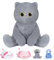 Mewaii Süßes Katze Plüsch Kawaii Plüschtiere Stofftiere Squishy Plüschtiere für Unisex Frauen und Männer