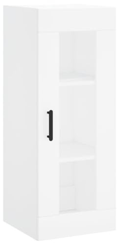 vidaXL Wandschrank Weiß 34,5x34x90 cm