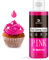 Lebensmittelfarbe - 160ml Flüssige Konzentrierte Lebensmittel Farben für Kuchen Dekoration, Backen, Kekse, Macaron - Zuckerfrei Food Coloring für Getränken, Tortendeko, DIY Slime, Osterei (Rosa)