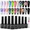 MIZHSE UV Nagellack Set Cat Eye UV Gel Nagellack Set - 8