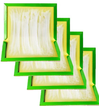 Panexf 4 Pack Pest Sticky Pad Traps Boards 17 * 24 cm cm Glue Trap Pads, Extra Strong Glue Sticky Board Trap for Indoor Outdoor Home Kitchen Garden