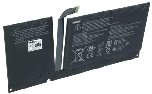 vhbw batteria compatibile con Microsoft Surface Pro 8, 1983, 1982 notebook (4400mAh, 11,38V, Li-Poly)