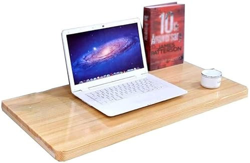Klapptisch, wandmontierter Laptop-Schreibtisch, Laubbaum-Computer, Küchentisch, Kiefernholz-Laptopständer, 70 x 40 cm