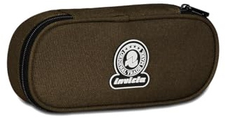 Invicta Portapenne Scuola, Round Plus Solid, Verde Militare, Mono Scomparto con Organizer, Scuola & Tempo Libero, Bambini e Ragazzi