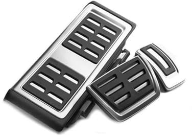 Auto Pedale Für Skoda Für Karoq/Für Kamiq/Für Kodiaq/Für Octavia Gaspedal Brems Gas Fußstütze Rest Platte Zubehör(Size:A 3pcs)