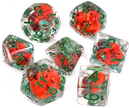 OriCraft Dungeons and Dragons - Set di 7 dadi per coleotteri DND, Dungeons and Dragons