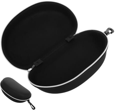 BESPORTBLE Portable Pu Hartschalen-brillenetui Mit Reißverschluss Multifunktionale Aufbewahrungstasche Für Sonnenbrillen Outdoor-ski Und Windbrillen Für Und Sport
