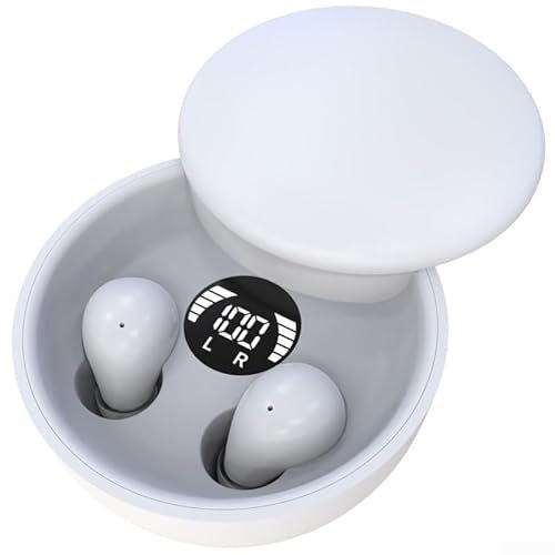 Wireless Sleep Earbuds, Noise Cancelling Bluetooths Headphones, Earbuds In Ear Light-Weight Headphones SK26 Is For Sonys For Huaweis Earphones ﻿ (White)