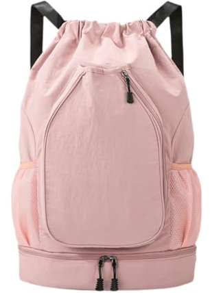 Hellery Sac à Dos pour Accessoires de Tennis et Badminton, Rose