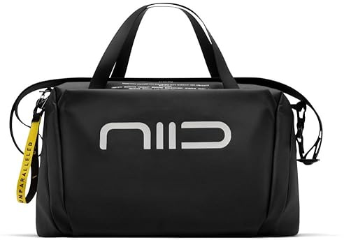 NIID S6 Freizeit-Tragetasche & Seesack, Schwarz, 16.5 x 9.05 x 2.75 inches, S6 Black Label Urban Sling Bag | Erweiterbarer Sportbeutel mit großer Kapazität