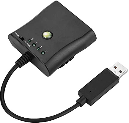 Oumefar 360 Controller-Adapterkabel-Konverter für Verbessertes | Spielerlebnis für 360-Konsole, USB, 24 Cm/9,4 Zoll, Schwarz [Not Machine Specific]