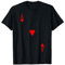 Poker Kartenspiel Spielkarte Pokerspieler Herz Ass Karte T-Shirt