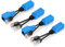 TNP RJ45 Splitter-Kit 2 Paar, RJ45 Ethernet Port Splitter, Stecker auf Buchse, UPOE Kabel, Y Splitter, PoE-Datenadapter, LAN-Ethernet-Verlängerung, Cat5 Cat5e Cat6 für Überwachungskamera