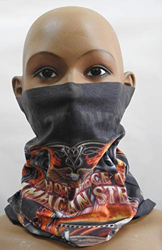 COFI 1453 Multifunktionstuch Halstuch Schlauchschal Atmungsaktiv Gesichtschutz Mundschutz Gesichtmaske Motiv 9