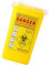 Kanülenabwurfbehälter, 1 Liter (1000ml) Spritzenabwurfbehälter, Abwurfbehälter für Kanülen und Spritzen, Kanülen Recycling Behälter für Biohazard Nadelentsorgung, Tattoo und Medical (Gelb)