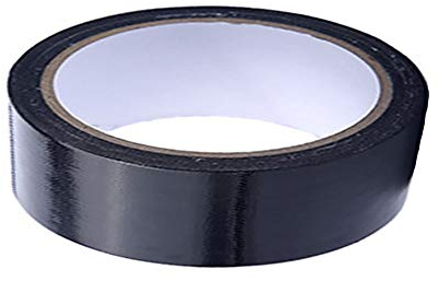 Gewebeklebeband, 10 m Länge, 2 cm Breite, wasserdichtes Klebeband, Mehrzweck-Klebeband für Reparaturen (2 Stück, schwarz)