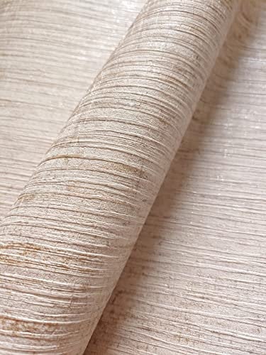 NEWROOM Tapete Beige Vliestapete Leicht Glänzend - Unitapete Uni Gold Struktur Einfarbig Modern inkl. Tapezier-Ratgeber