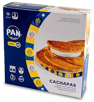 Cachapas congeladas - 5 unidades, 750 gramos