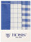 Ross 3er Pack Baumwoll-Geschirrtuch 1605 blau, 50x70 cm