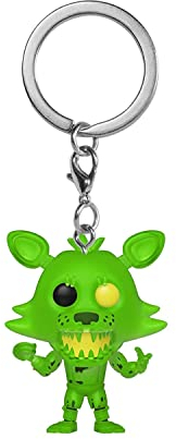 Funko Pop! Keychain: Five Nights at Freddy's (FNAF) - Radioactive Foxy - Mini-Figurine en Vinyle à Collectionner Porte-clés Fantaisie - Cadeau de Noël - Idée de Cadeau - Produits Officiels