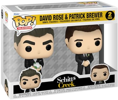 Funko POP! TV: Schitt's Creek 2 Packung - David & Patrick Brewer - Vinyl-Sammelfigur - Geschenkidee - Offizielle Handelswaren - Spielzeug Für Kinder Und Erwachsene - TV Fans - Modellfigur Für Sammler