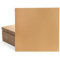 Hacaroa 50 Stück Wellpappe Bögen 2 mm Dick, 30,5 x 30,5 cm Flache Pappeinlagen Quadratische Bastelwellpappe für Mailing, Verpackung, Versand, Handwerk, Braun