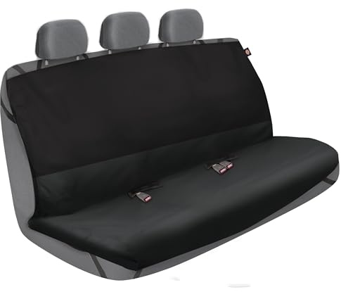 Dickies® Pannensicherer Rücksitzschutz Ultimativer Schutz für Ihre Autositze Einteiliges Design für Banksitze, Schwerlast-Sitzbezug, Langlebig, Einfache Installation, Schwarz