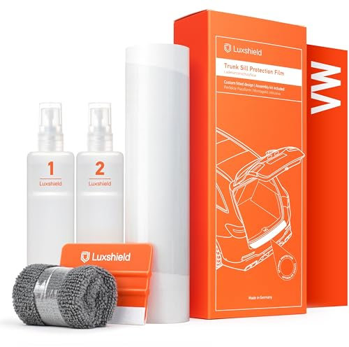 Luxshield Ladekantenschutz Folie für VW Caddy Maxi 5 (V) SB I 2020-2025 - Stoßstangenschutz, Kratzschutz, Lackschutzfolie - Transparent