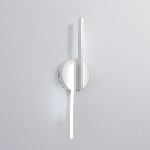 Tealight Applique da Parete Interno LED, 16W Lampada da Parete Moderno, Luce Fredda 6500K Lampada a Muro per Camera da Letto Soggiorno Corridoio Scale