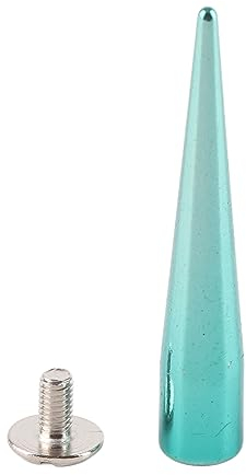 Spike-Schraube, Optionale Nieten, Spike-Nieten, Kragen, Bekleidungszubehör, Haustiere, Spitze Nägel, Nieten aus Leder (BLUE)