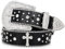 BELTROAD Punk Gürtel Nietengürtel Strassgürtel Western Gürtel Herren Damen Cowboy Cowgirl Hip Hop GlitzerGürtelBling
