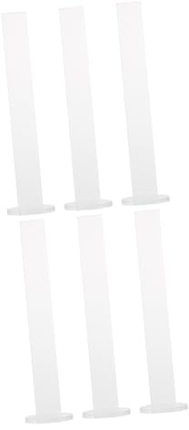 NUOBESTY 6 Sets Tape Holder Desk Dispenser Transparent Tape Rack Adhesive Tape Rack Washi Tabletop Shelf Bracelet Display Stand Clear Hair Rubber Bands Acrylic Organizer Office Desktop