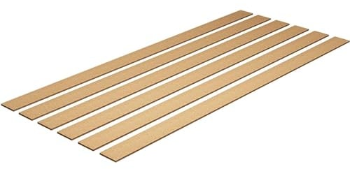 Home Treats Shaker Style 3D Wall Panelling | Paintable MDF Wall Mounting Kit - Extending 6 Slats - 90 x 9.7 x 0.9 cm