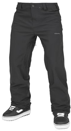 Volcom Herren Frickin Relaxed Fit Chino Snowboard Skihose, Schwarz S5, X-Large