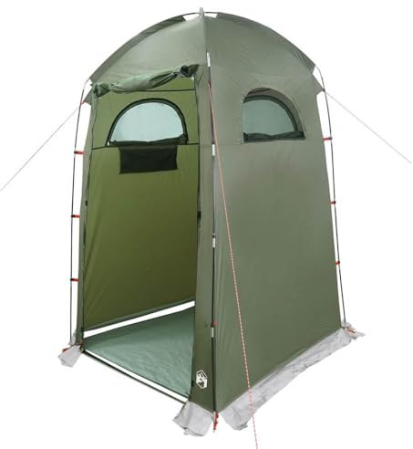 vidaXL Tienda de Ducha Impermeable Verde Oliva
