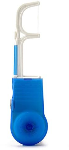 Support de fil dentaire remplaçable, support de distributeur de fil dentaire portable, support de distributeur de fil dentaire, contient 30 m de fil dentaire, peut être utilisé 200 fois (1)