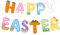 DazzJoy Ostern Deko Girlande, Happy Easter Girlande Banner, Osterhase Rettich Osterdeko Banner,Ostergirlande Hängende Deko,Osterhasen Girlanden für Ostern Dekorationen, Kinder Osterfeier Party Zubehör