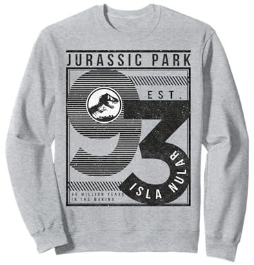 Poster „Jurassic Park East. 93 Isla Nublar“ Sweatshirt