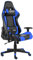 Iiaky Silla Gaming giratoria PVC Azul Silla ErgonóMica Gaming Silla para Pc Gamer