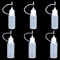 6 Pcs Flacon Pipette, Flacons Plastique, Bouteille Plastique, Flacon Souple, Bouteille de Colle Vide, Bouteille de Précision, pour colle lubrifiant peinture et encre à l'alcool 10ml/15ml
