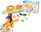 Faire semblant de jouer à la cuisine de cuisine pour - inspire la cuisine imaginative, casseroles en bois avec casseroles, pelles, légumes pour garçons filles