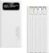 Journeyside Power Bank 10000mAh, 66W Power Bank Portatil,PD 20W Bateria Externa Carga Rapida,Powerbank Viaje Cargador con 6 Salidascon&3 Entradas, Bateria Portatil Compatible iPhone 16/15/14/Pro MAX