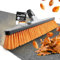 ORGAFLIX Premium Straßenbesen 40cm ohne Stiel - Blackline Orange, Kraftvoller Besen für Außenbereich, Extra langlebig, Hofbesen, Gartenbesen, Terrassenbesen, Besen ohne Stiel, Made in Germany