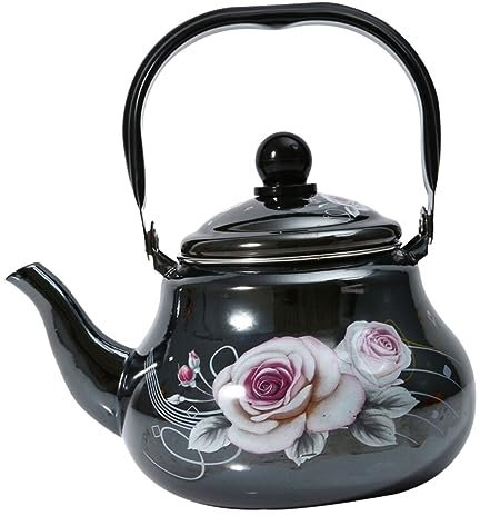 Alipis Teiera in Stile Vintage Bollitore Per Fornello A Gas/induzione