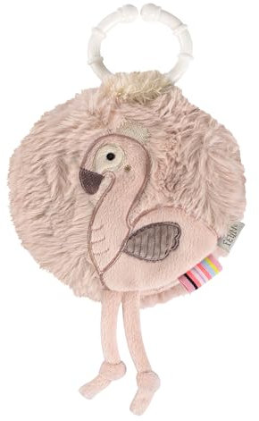 Fehn Stoffbuch Flamingo – Fühlbuch mit Natur-Motiven: 6 Seiten mit spannenden Materialien & Funktionen zum Fühlen, Greifen und Staunen - EIN Perfekter Begleiter für zuhause & unterwegs