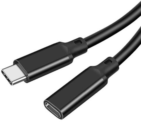 Fluxioxtna USB 3.2 Gen 2 Extension Cable 60W 3A Fast Charging 10Gbps Data Transfer Video Output Monitors Cable
