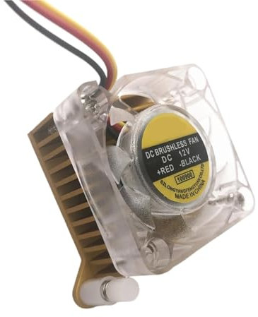 Ventilador 4010 de 12 V y 40 x 40 x 10 mm for tarjeta gráfica con disipador de calor.(STANDARD 3PIN_NO RGB)