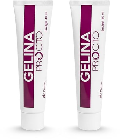 Gelina Procto Crema Emulgel 40ml Bi3 Pharma 2 confezioni | Crema Idratante e Lenitiva per Zona Anale e Perianale con Escina, Betaglucano, Acido Ialuronico e Aloe Vera